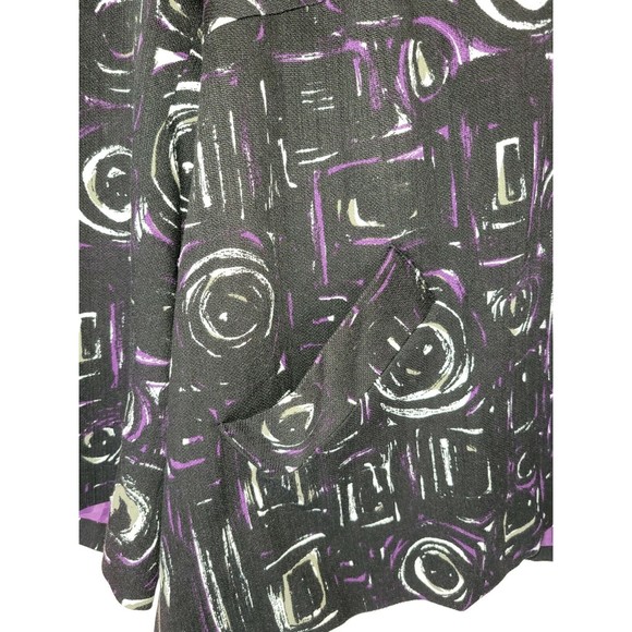 Frenz By Theresa Renz Women's Blazer Black Gorgeous Big Buttons 3/4 Sleeves 2X - Picture 6 of 8